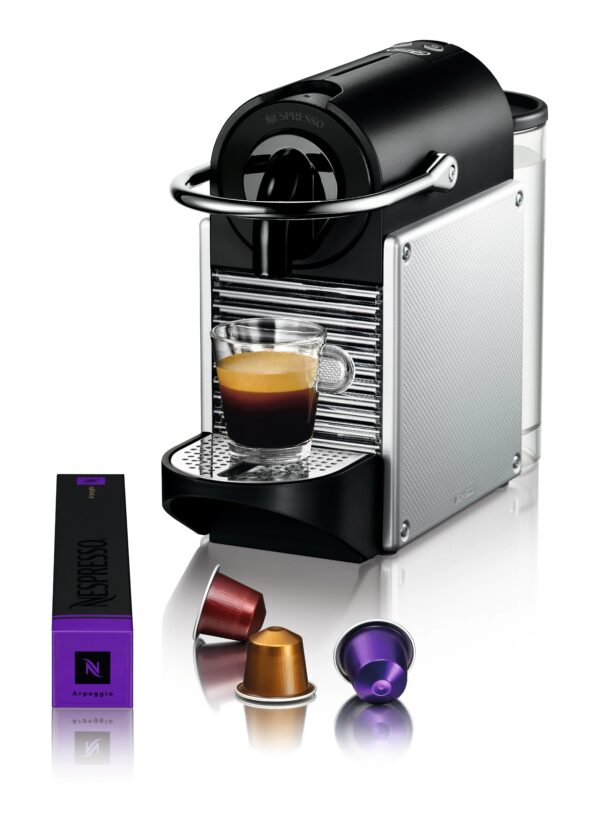 Nespresso Pixie Espresso Machine by De'Longhi, Aluminum