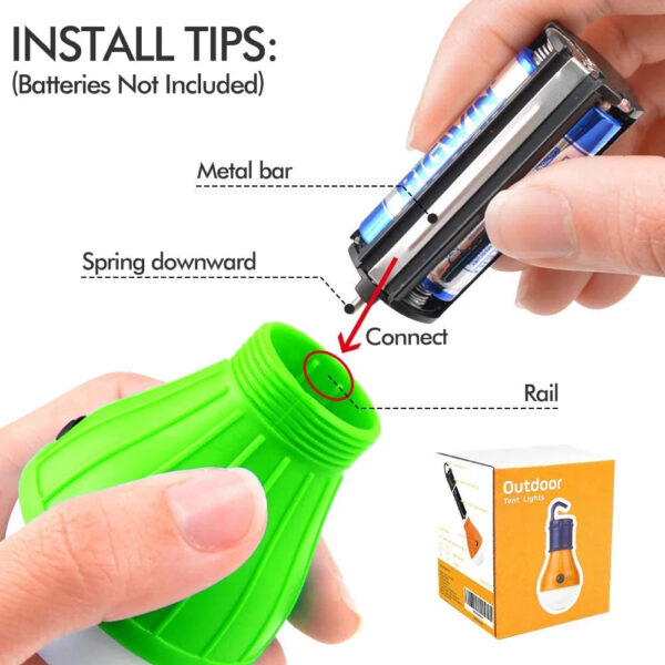 4 Packs LED Camping Light Bulbs