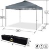 Canopy Tent 10x10 One Push Pop up Canopy Easy Up Canopy Bonus Carry Bag