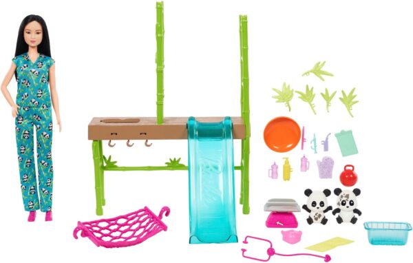 Barbie - Panda Rescue Playset - Multicolor