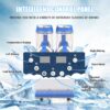 Commercial Slushy Machine - 1000W 30L Tanks Slush Maker Machine 304 Stainless Steel Commercial Margarita Machines Efficient Cooling the Ideal Slushie Maker for Bars Cafes Restaurants