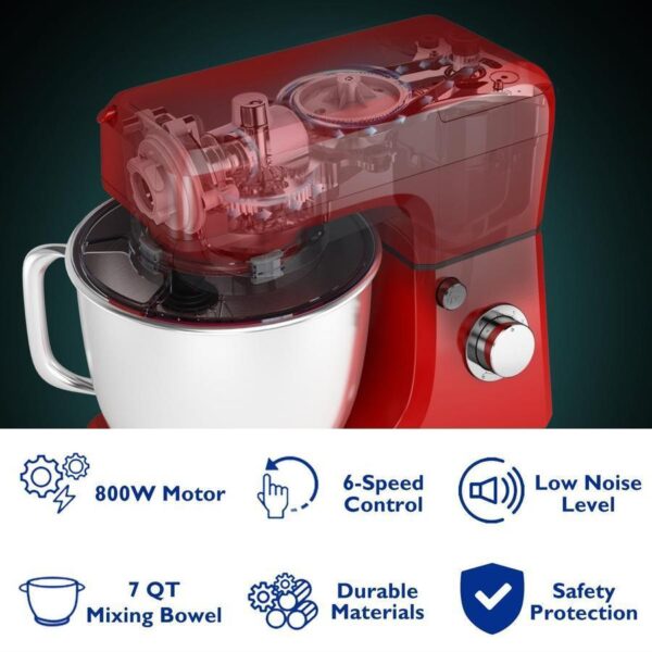 5525064594e44162882e6133f506e0e3 3 in 1 Multi-functional 800W Stand Mixer Meat Grinder Blender Sausage Stuffer