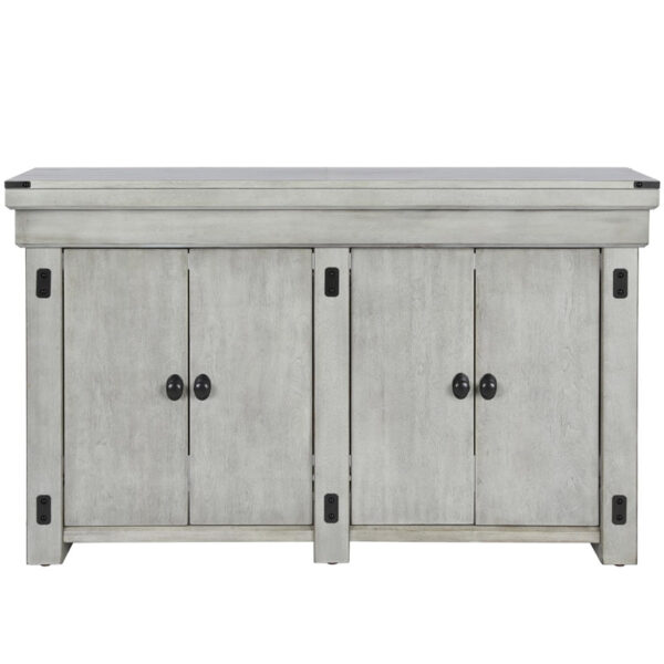 Bowery Hill 55 Gallon Aquarium Stand in Rustic White