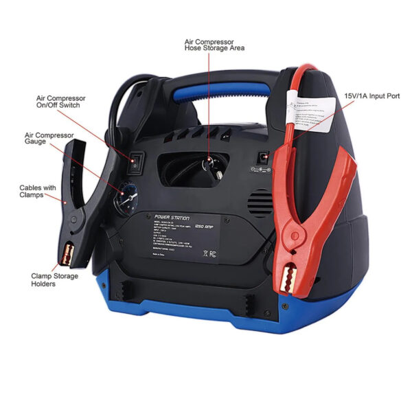 55f99f62603645b291cf434ea5b18fa8 Rechargeable Jump Starter 1800 Amp Battery Jump Starter With Air Compressor Car Tire Inflator For Gas Diesel Vehicles