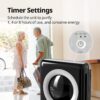 Airmega AP-1512HH(W) True HEPA Purifier with Air Quality Monitoring, Auto, Timer, Filter Indicator, and Eco Mode, 16.8 x 18.3 x 9.7, White