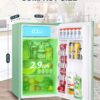 3.2 Cu.Ft Mini Fridge with Freezer – Single Door Compact Refrigerator for Dorm, Bedroom, or Office – Adjustable Thermostat, Black (BR321)