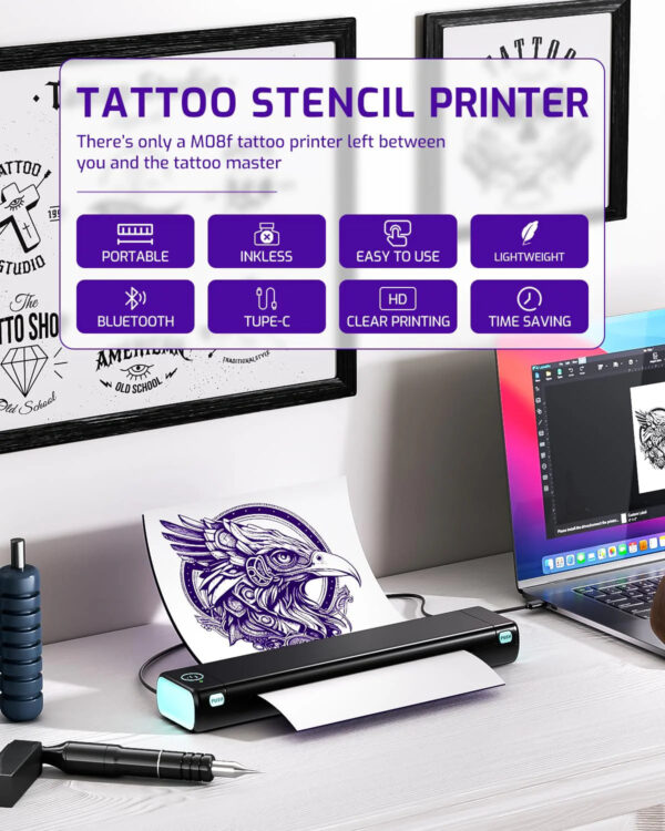 566d9699d5714086bf371639b86477fb Phomemo M08F Wireless Tattoo Stencil Machines