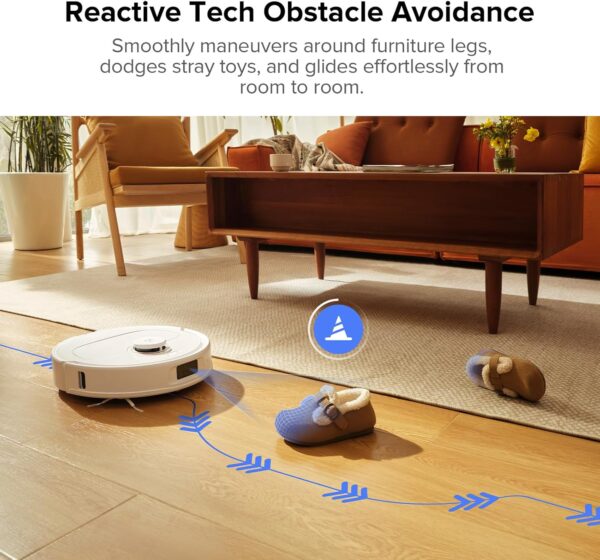 5698ce394c834a81884c36e63e6bae7c Qrevo Pro Robot Vacuum and Mop with FlexiArm Design Edge Mopping, Dynamic Hot Water Mop Washing and Auto Mop Drying, Intelligent Dirt Detection, 7,000 Pa Suction, Ideal for Carpets