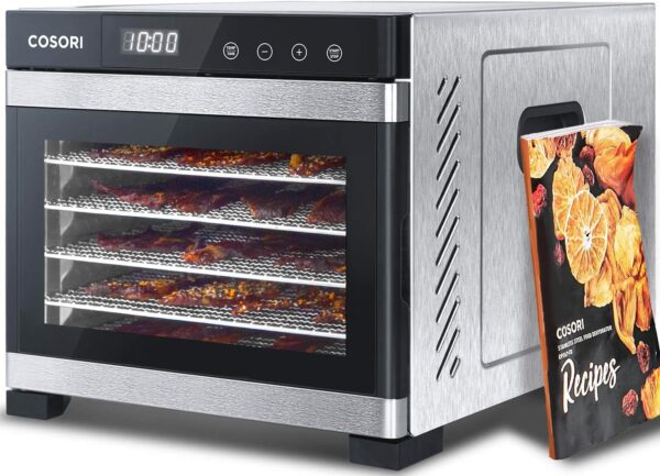 56a7e1fc44714cb5b32f934dbef0a6c7 COSORI Food Dehydrator for Jerky, Large Drying Space with 6.48ft², 600W Dehydrated Dryer