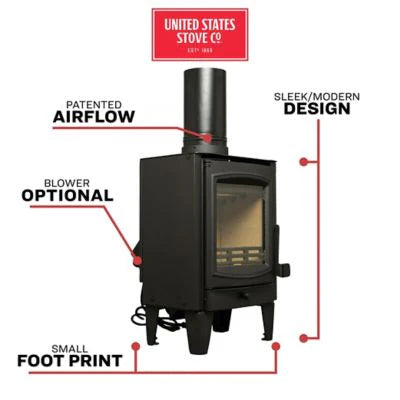 575f0b98990044dcaf9060aa7bc859d6 US Stove 750 Sq. ft. Tiny Wood Stove