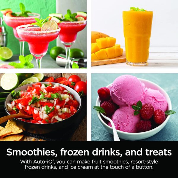 57783234b4f14e4da5a1394a5521726f BN801 Professional Plus Kitchen System, 1400 WP, 5 Functions for Smoothies, Chopping, Dough & More with Auto IQ, 72-oz.* Blender Pitcher, 64-oz. Processor Bowl, (2) 24-oz. To-Go Cups, Grey