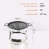 Solo Stove Bonfire Grill Top and Hub Cooking System , Cast Iron Grate, Addition for Bonfire Fire Pit, Weight: 20 lbs, Diameter: 17.5"