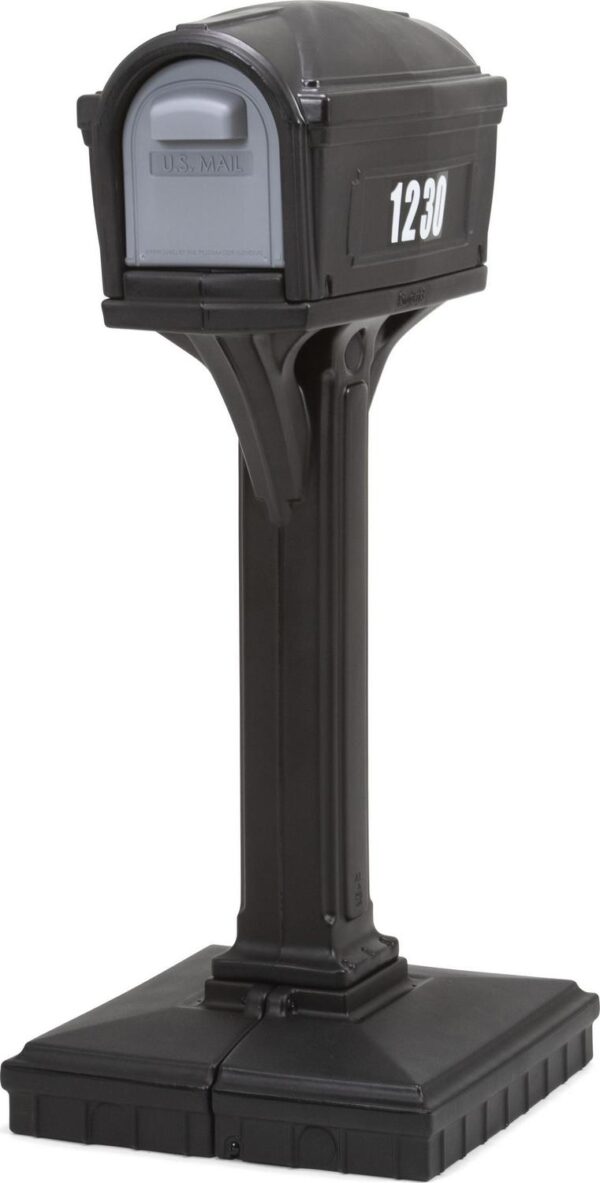 581a79a155cc4a708a142460aacbe11f Simplay3 Dig Free Easy Up Classic Black Plastic Mailbox
