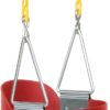 Eastern Jungle Gym Heavy-Duty High Back Full Bucket Toddler Swing Seat | Coated Swing Chains Fully Assembled | Green Swing Set Accessory