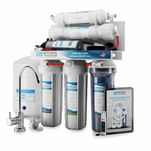 NU Aqua Platinum Series 5 Stage 100GPD RO System with Booster Pump