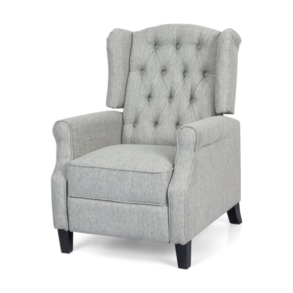 58f0bf43e4e644d9a1021f525e0e43a7 Breyon Contemporary Tufted Fabric Push Back Recliner