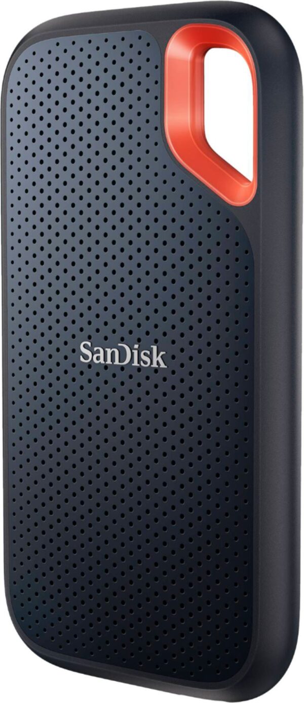 SanDisk - Extreme Portable 2TB External USB-C NVMe SSD - Black