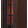 Duraflame Portable Electric Infrared Quartz Oscillating Tower Heater, Cherry