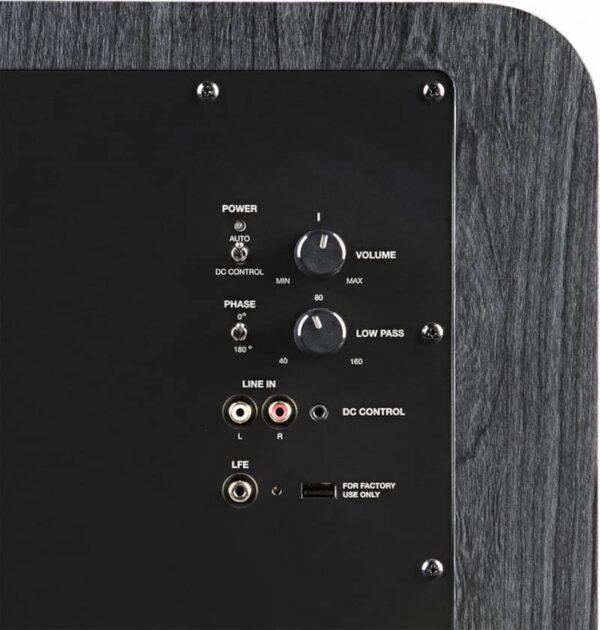 Polk Audio HTS 12 Powered Washed Black Walnut Subwoofer