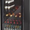 80L Glass Fronted Under Counter Fridge, Wine Beer and Beverage Cooler