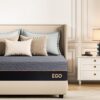 S14 Inch King Size Memory Foam Mattress for Back Pain, Cooling Gel Mattress Bed in a Box, Made in USA, CertiPUR-US Certified, Therapeutic Medium Mattress, 76x80x14 Black