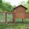 Outdoor 80'' Wooden Chicken Coop Nest Box Hen House Poultry Pet Hutch Garden Backyard Cage