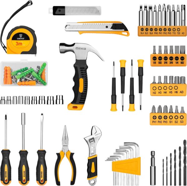 5a832609a22545319c53e49014ff3e9f Tool Set:Tool Kit with 8V Cordless Drill,Tool Box with Drill,Hand Drill Set for Men & Women,Home Tool Kits for House Repair,Handyman,DIY 126 Piece