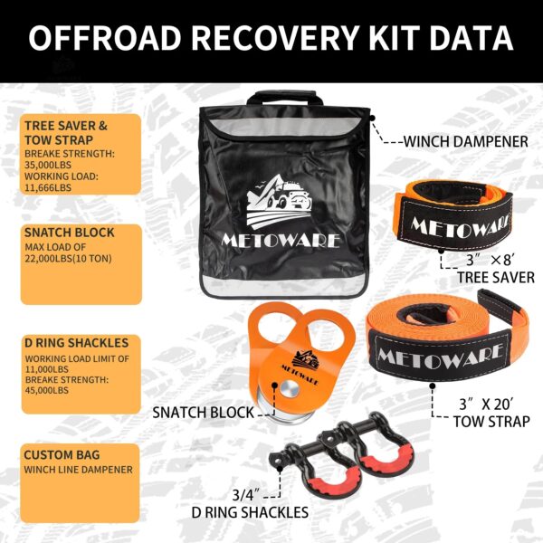 5afdfa4d35fe4dc8ab66f314e30cc95d METOWARE Offroad Recovery Kit