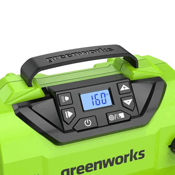5b9e087c30cb4a4492f358f9f19b6219 24 Volt Battery Powered 160-PSI Inflator with 2.0 Ah USB-C Battery & Charger - Green