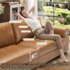 89" Sofa for Living Room, Modern Comfy Sofa with Medium Firm Seat Cushion, Removable Cover,Wide Armrest,USB/Type-C Port,Chenille Fabric Couches for Small Space,Apartment