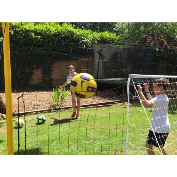 Open Goaaal JX-OGFJ3 Soccer Practice Net Rebounder Backstop with Goal, Junior