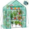 Ohuhu Greenhouse for Outdoors with Screen Windows