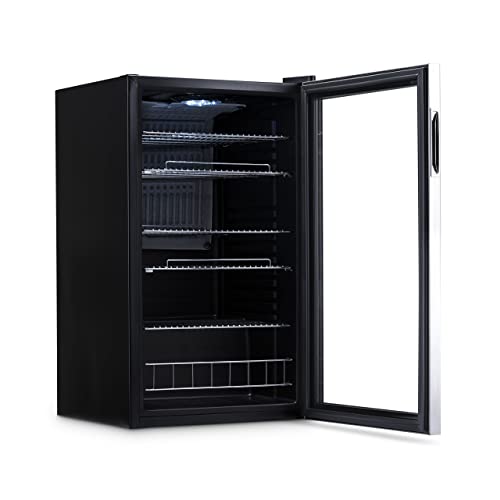 5c87e66cff5a41f89768d6247cbe1fc9 NewAir Beverage Refrigerator Cooler | 126 Cans Free Standing with Right Hinge Glass Door