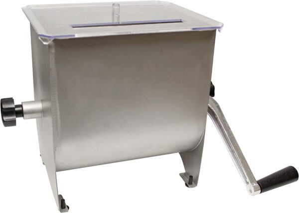 5cffe25ca8654ab0b1a36ef42dc7f97c Manual Meat Mixer – 20 lb Sausage Mixer Machine with Lid, Ideal for Ground Beef Processing