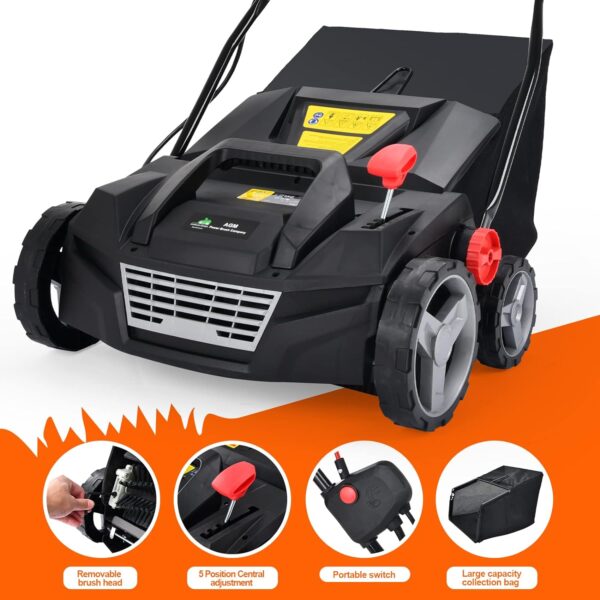 5d3999b64ab640cb82f625fbb744937a Artificial Turf Broom Yard Power Brush with Collection Box #Sweepy Box