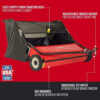 CMXGZBF7124546 52 Tow Lawn Sweeper, Black