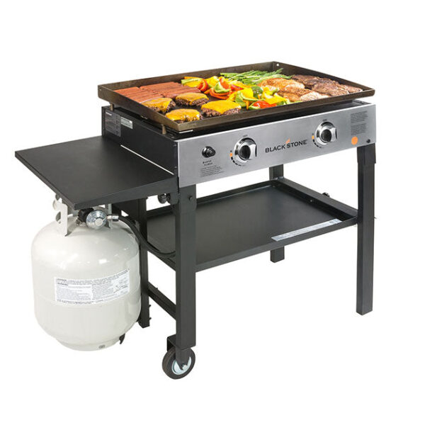 5d7a2ca4d93d44989f6652c791932916 2-Burner 28" Griddle Cooking Station with Stainless Steel