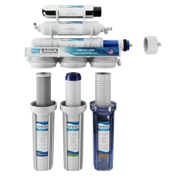 5dc8a28e6c4f4b8dbf76b0c3d90359f4 NU Aqua Platinum Series 6 Stage UV Ultraviolet 100GPD RO System