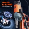 Mag Drill Press, 1550W 2" Boring Diameter, 2922lbf Power Magnetic Drill, 500 PRM, 10-Speed, Electric Drilling Machine for Metal Surface, Industrial and Home Improvement