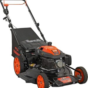 22 in. 201cc Select PACE 6 Speed CVT High Wheel RWD 3-in-1 Gas Walk Behind Self Propelled Lawn Mower, Black
