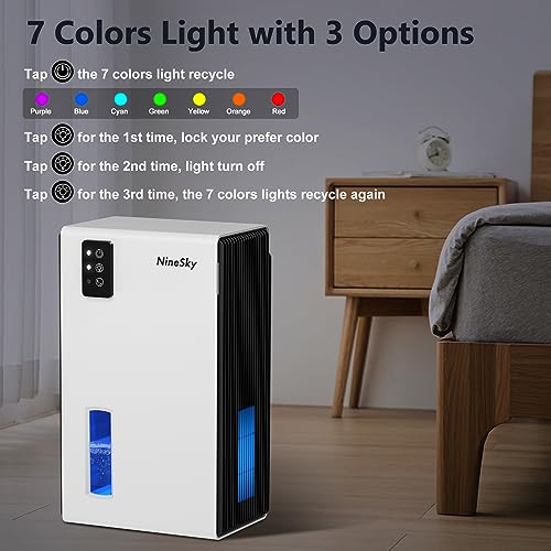 5e76be338f804a00a106381aaf37d934 NineSky Dehumidifier for Home, 85 OZ Water Tank, (800 sq.ft) Dehumidifiers for Bathroom