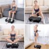 Vibration Plate Fitness Platform Exercise Machine Vibrating Lymphatic Drainage Shaking Full Body Shaker Workout Vibrate Stand Shake Board Sport Gym for Weight Loss Fat Burner for Women Men