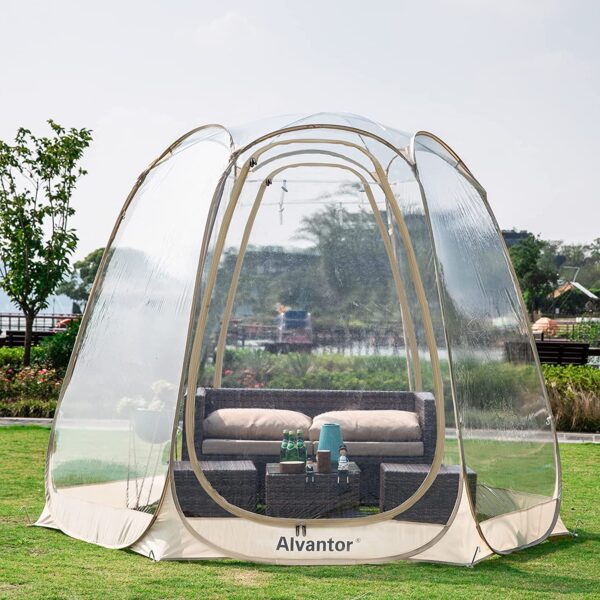 5ee4aa302eec458fa95df89d9b5c53e9 Bubble Tent Pop Up Gazebo, 8-10 Person Igloo Dome Garden Patio Canopy Shelter