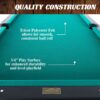 Barrington Billiard 84" Arcade Pool Table with Bonus Dartboard Set, Green