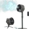 Shark - FlexBreeze Outdoor & Indoor Fan with InstaCool Misting Attachment, Cordless & Corded, Pedestal to Tabletop - Black