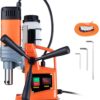 Mag Drill Press, 1550W 2" Boring Diameter, 2922lbf Power Magnetic Drill, 500 PRM, 10-Speed, Electric Drilling Machine for Metal Surface, Industrial and Home Improvement