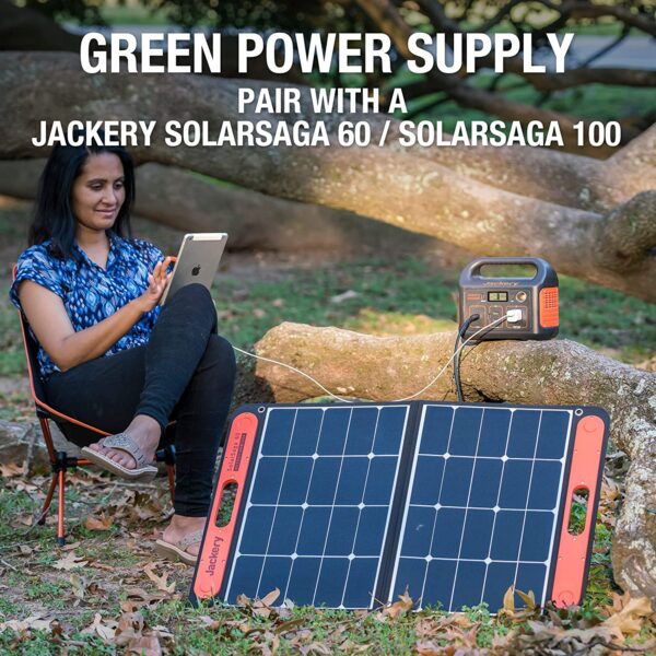 5f64c3c7003044a78433b26069cc41e8 Portable Power Station Explorer 240, 240Wh Backup Lithium Battery, 110V 200W Pure Sine Wave AC Outlet, Solar Generator
