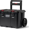 Stack-n-Roll Modular Tools Organizer for Garage Storage and DIY, 3 Piece Resin Rolling Tool Box System for Small Parts