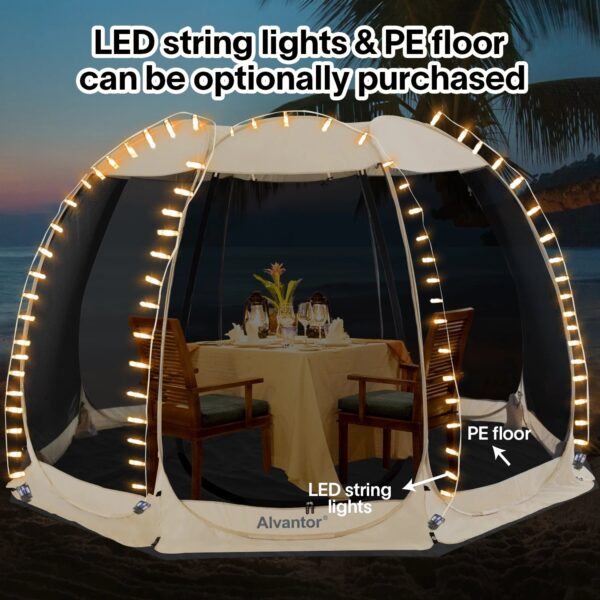 5f97cfe9d8124af69464801c082e4eb0 Screen House Room Camping 12x12 Ecru Instant Canopy
