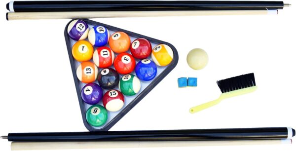 5fee6f71d798482e8f3eb837781219f8 Hathaway Fairmont 6 Ft Portable Pool Table, Adults Folding Billiards Tables for Game Room with Easy Foldable Storage, Includes Full Set of Billiard Balls, Cues, Chalk & Brush